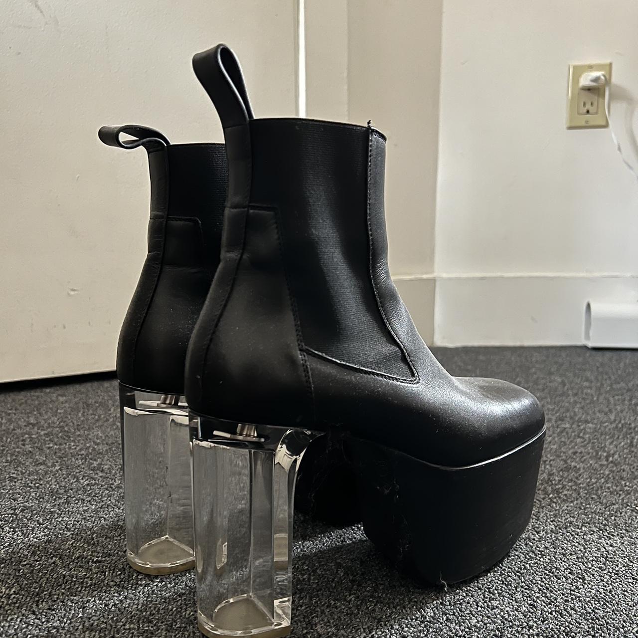 Rick Owens Kiss Boots size 37! great condition 🤍 | Depop