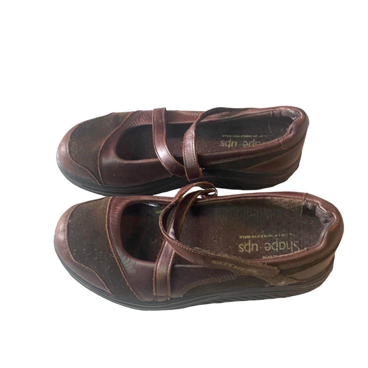 Mary Jane Skechers Shape Ups Brown SKECHERS SHAPE-UPS BROWN