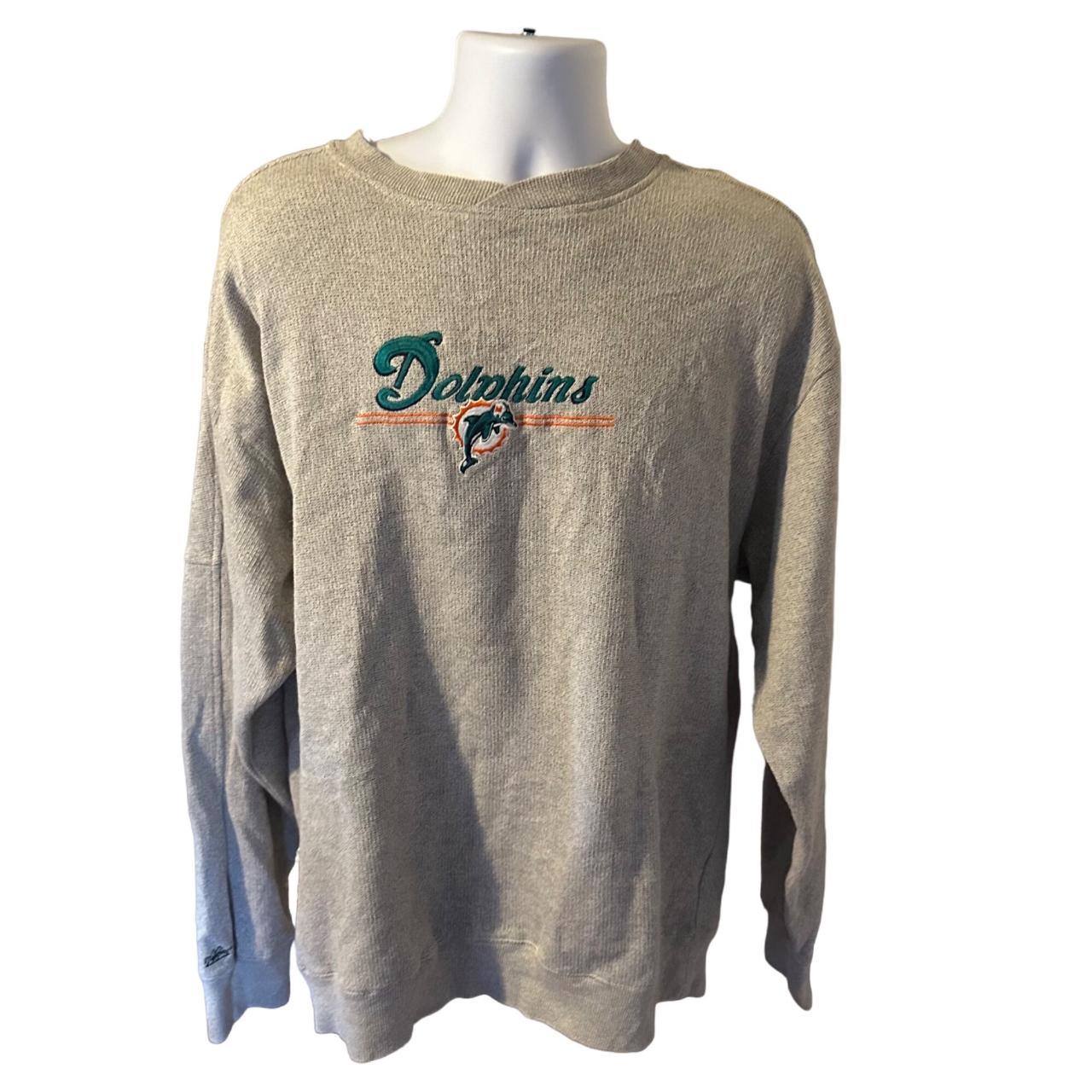 Grey miami hotsell dolphins sweatshirt