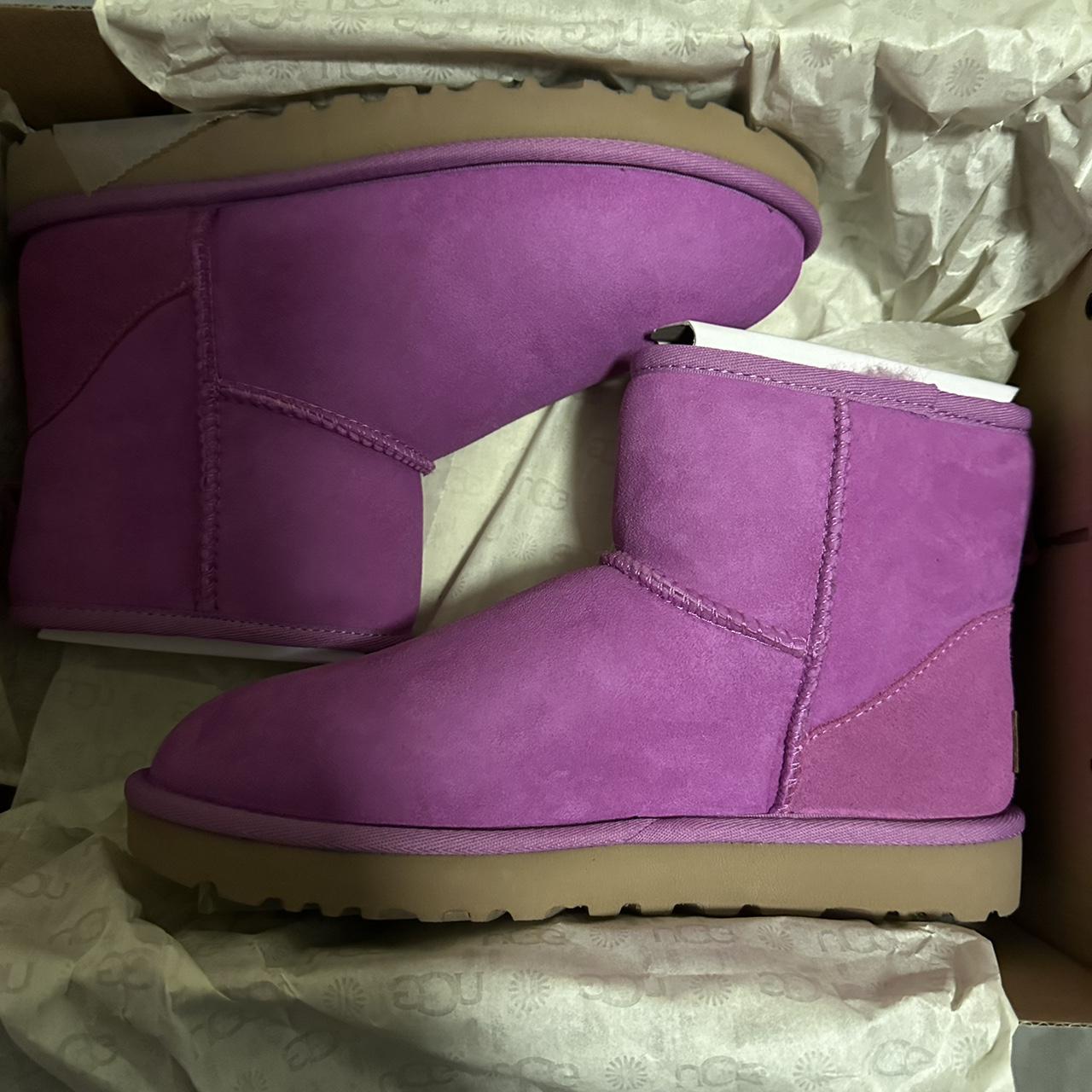 pink and purple ugg boots