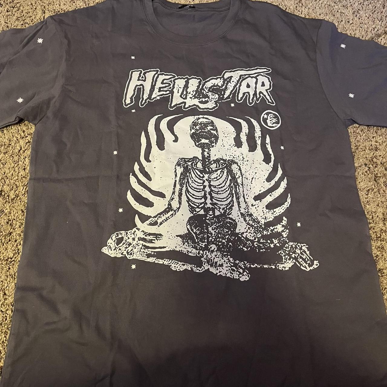NO PAYPAL! Over sized hellstar shirt size large Worn... - Depop