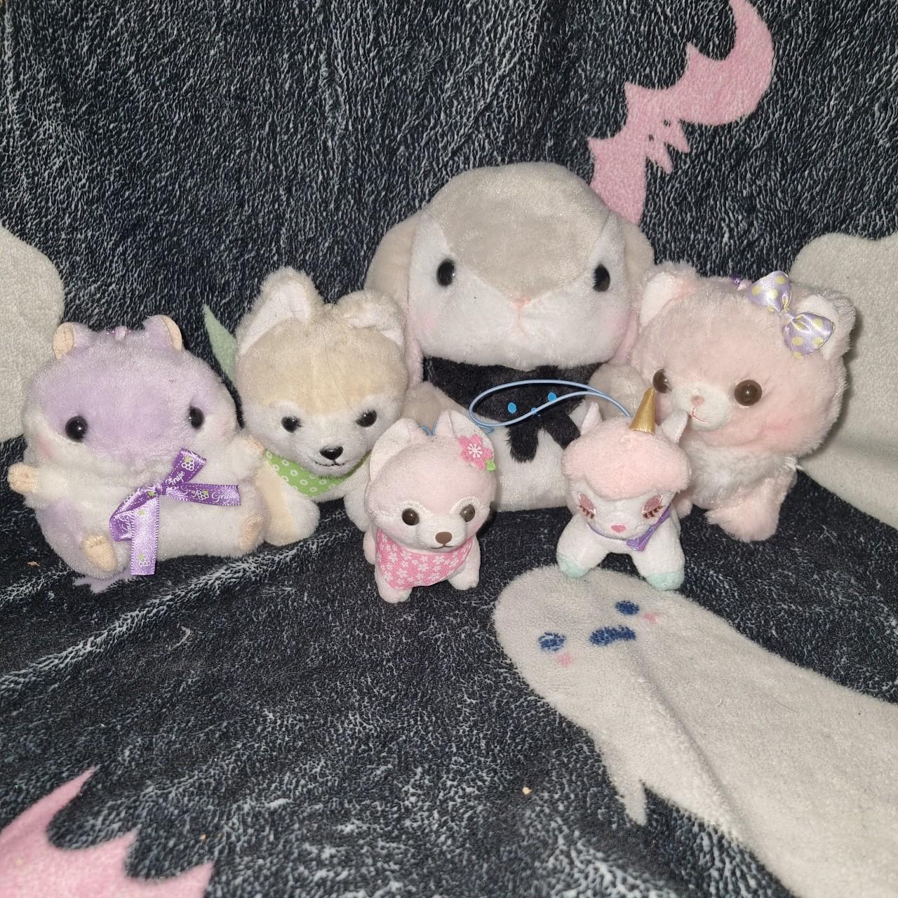 Amuse plushie bundle (rabbit, cat, hamster, shiba... - Depop