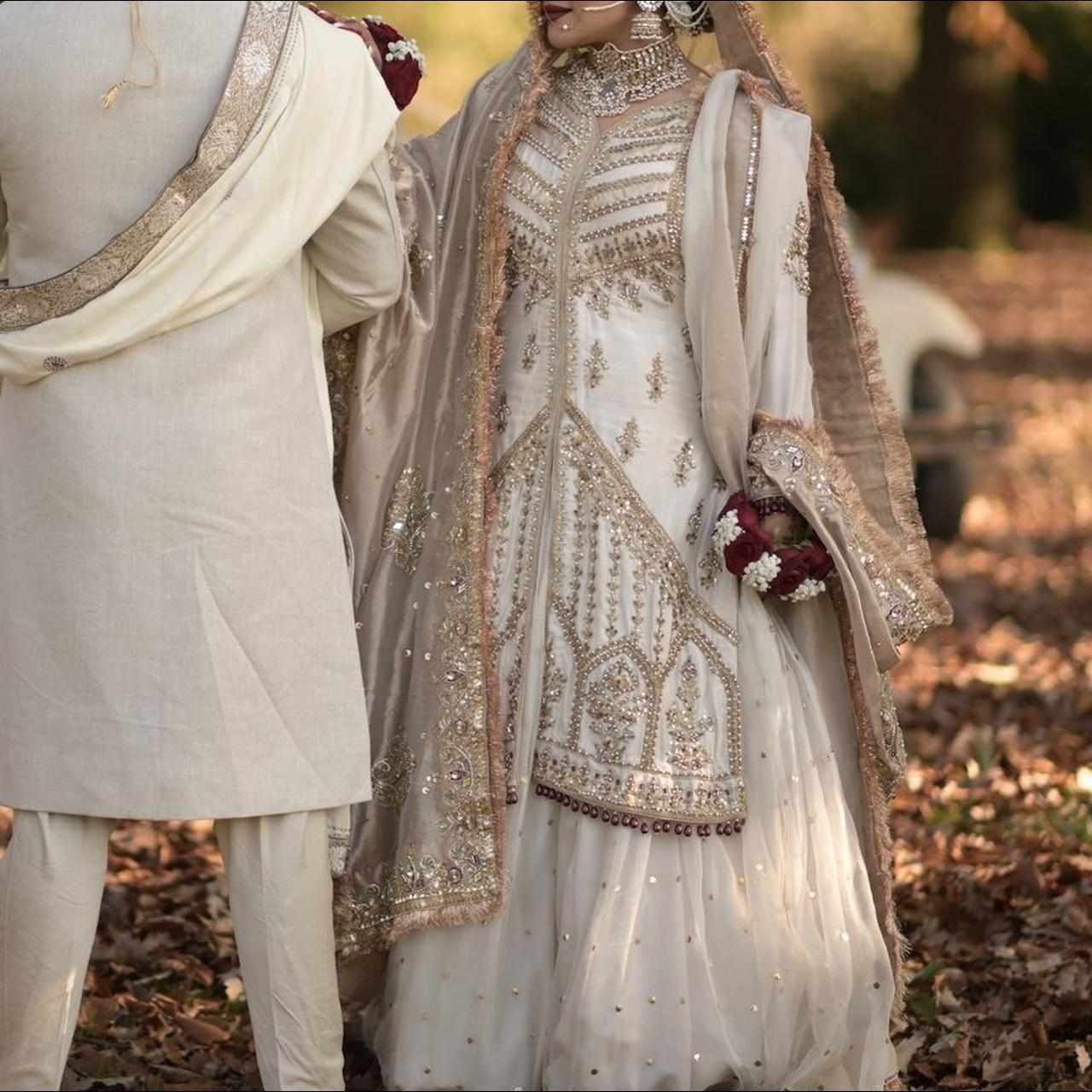 Stunning NIKKAH OUTFIT wedding outfit - from Prive... - Depop