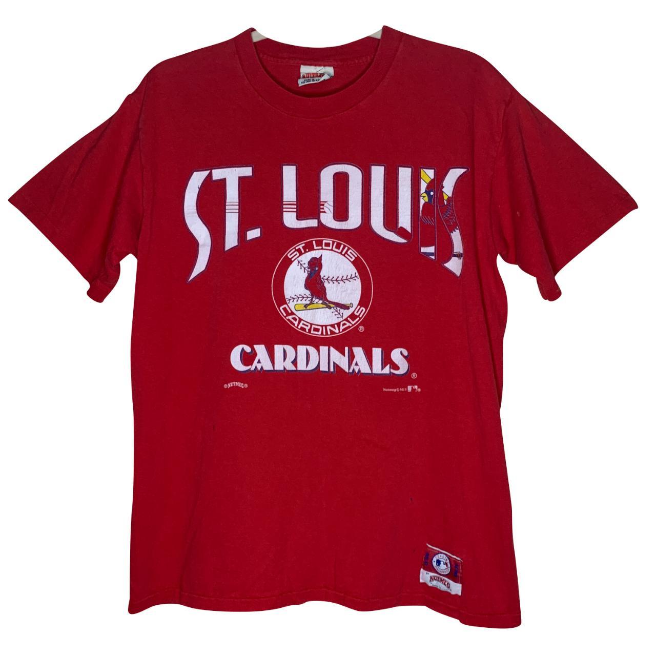 Vintage MLB St Louis Cardinals Embroidered T-shirt Made in USA