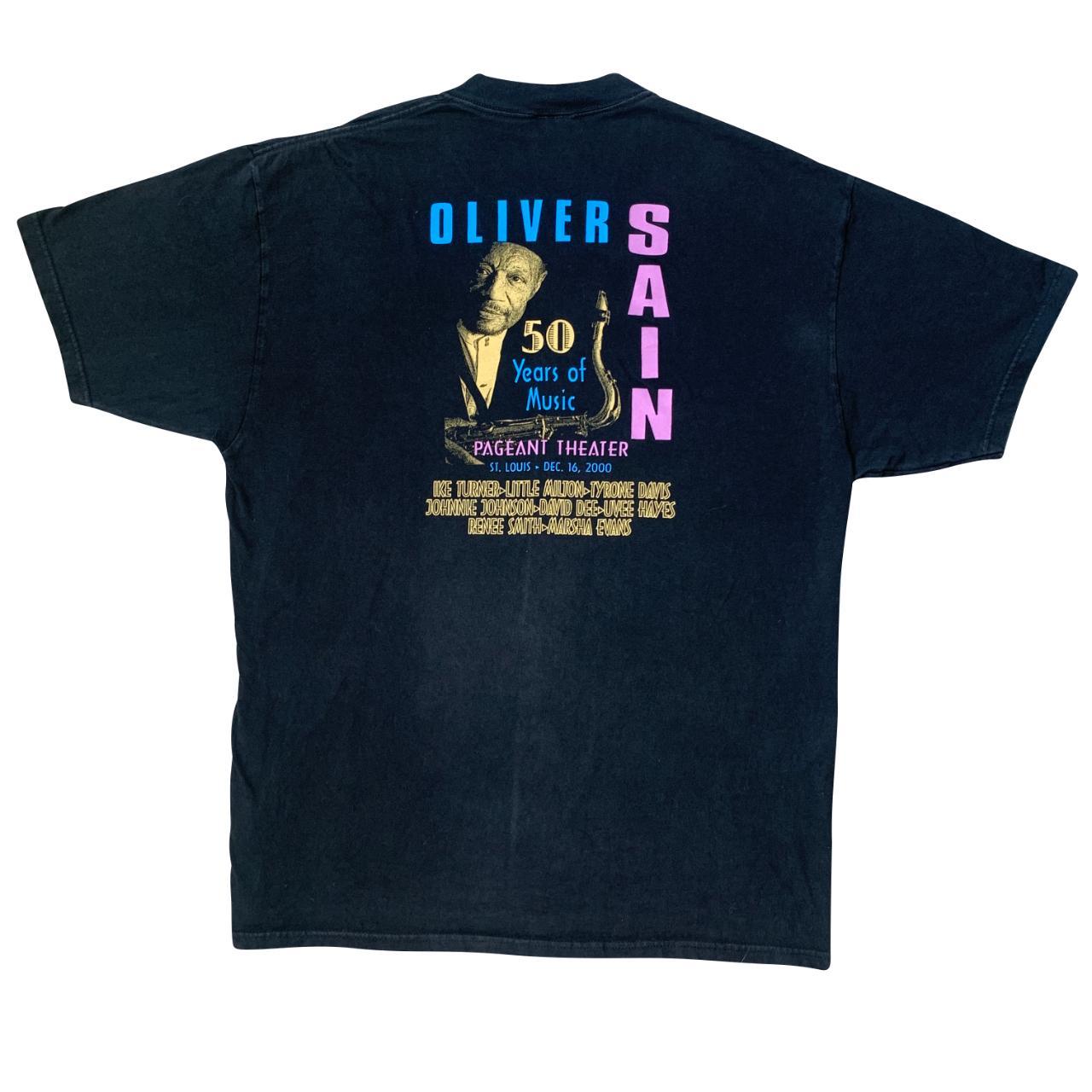 Rare Oliver Sain concert tee shirt for a 50 years of... - Depop