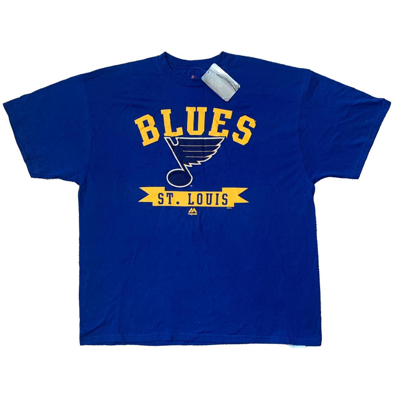 Majestic Athletic Men's Shirt - Blue - S