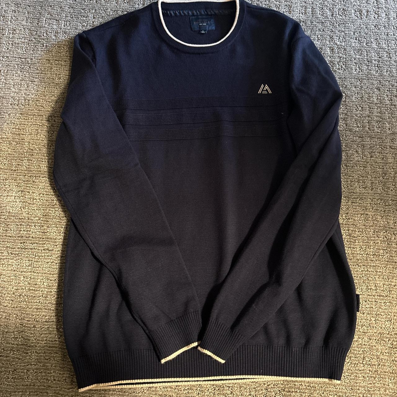 Marc New York Men's Sweater - Navy - L – Men's large, Marc Asher New York, Navy …
