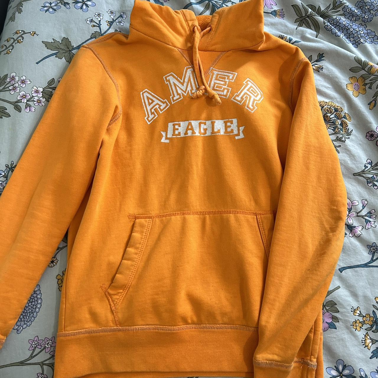 Orange american eagle online hoodie