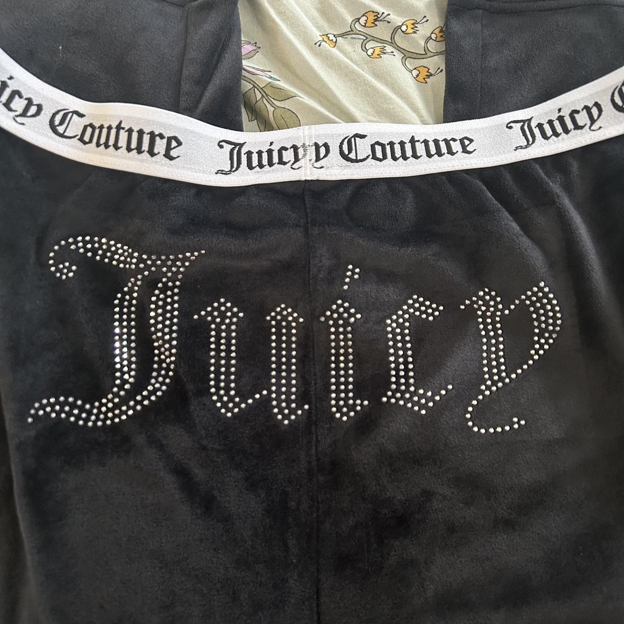Juicy couture jeweled elastic waistband bottoms Size... - Depop