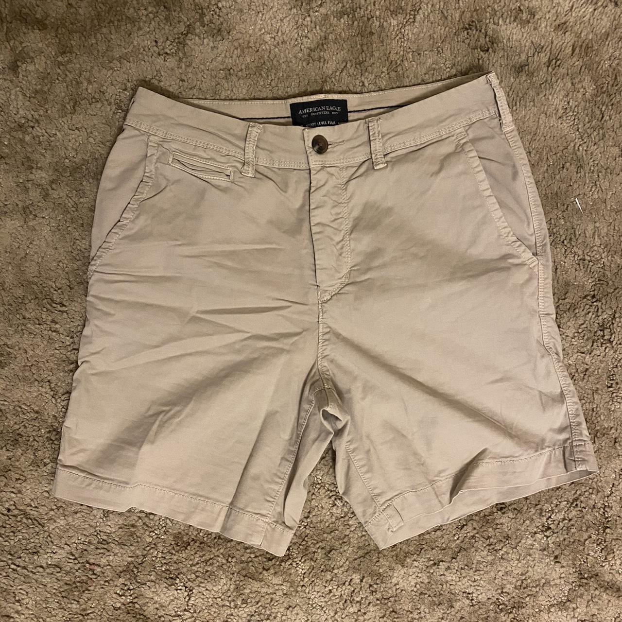 american eagle khaki shorts ⚡️ waist: 28 ⚡️ inseam:... - Depop