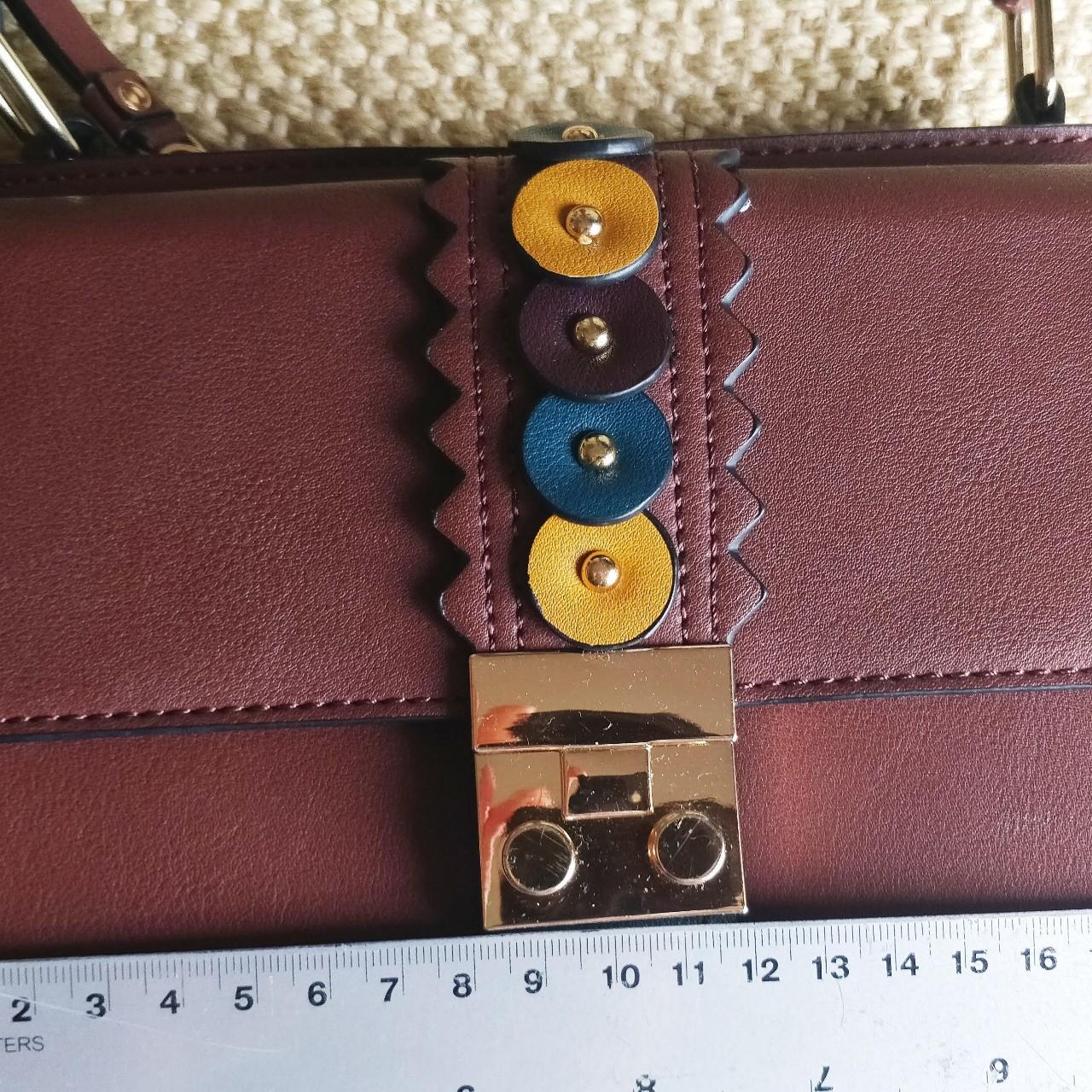 Accessorize Vegan leather brown cross body bag.... Depop