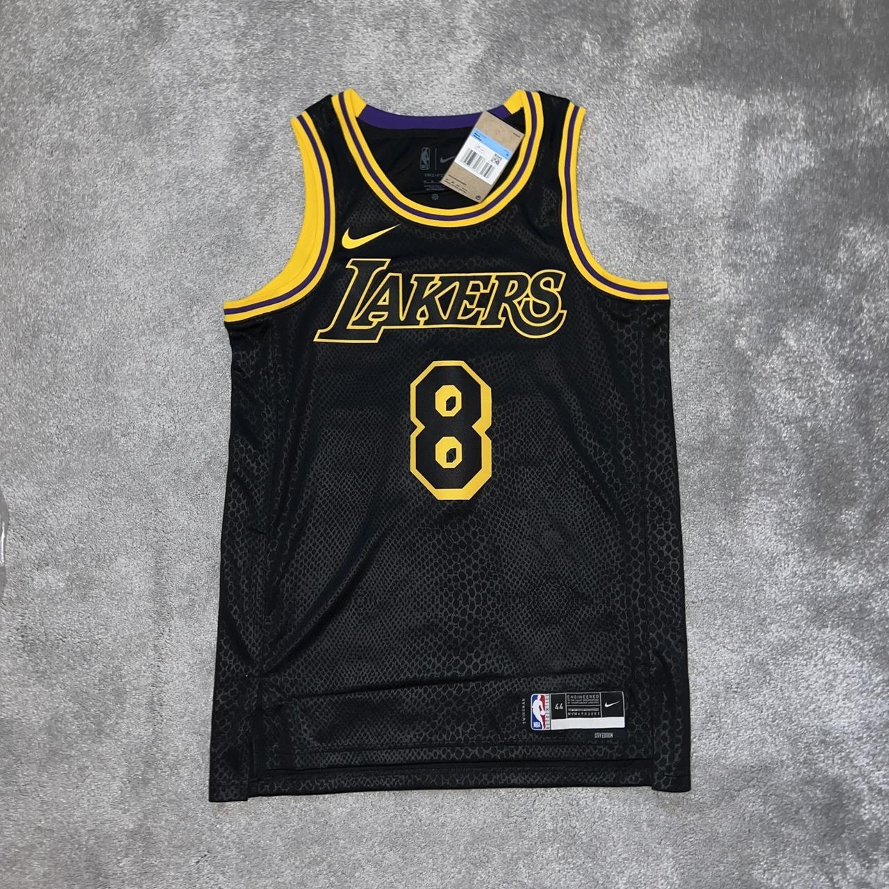 Nike LA lakers Kobe Bryant mamba mentality jersey... - Depop