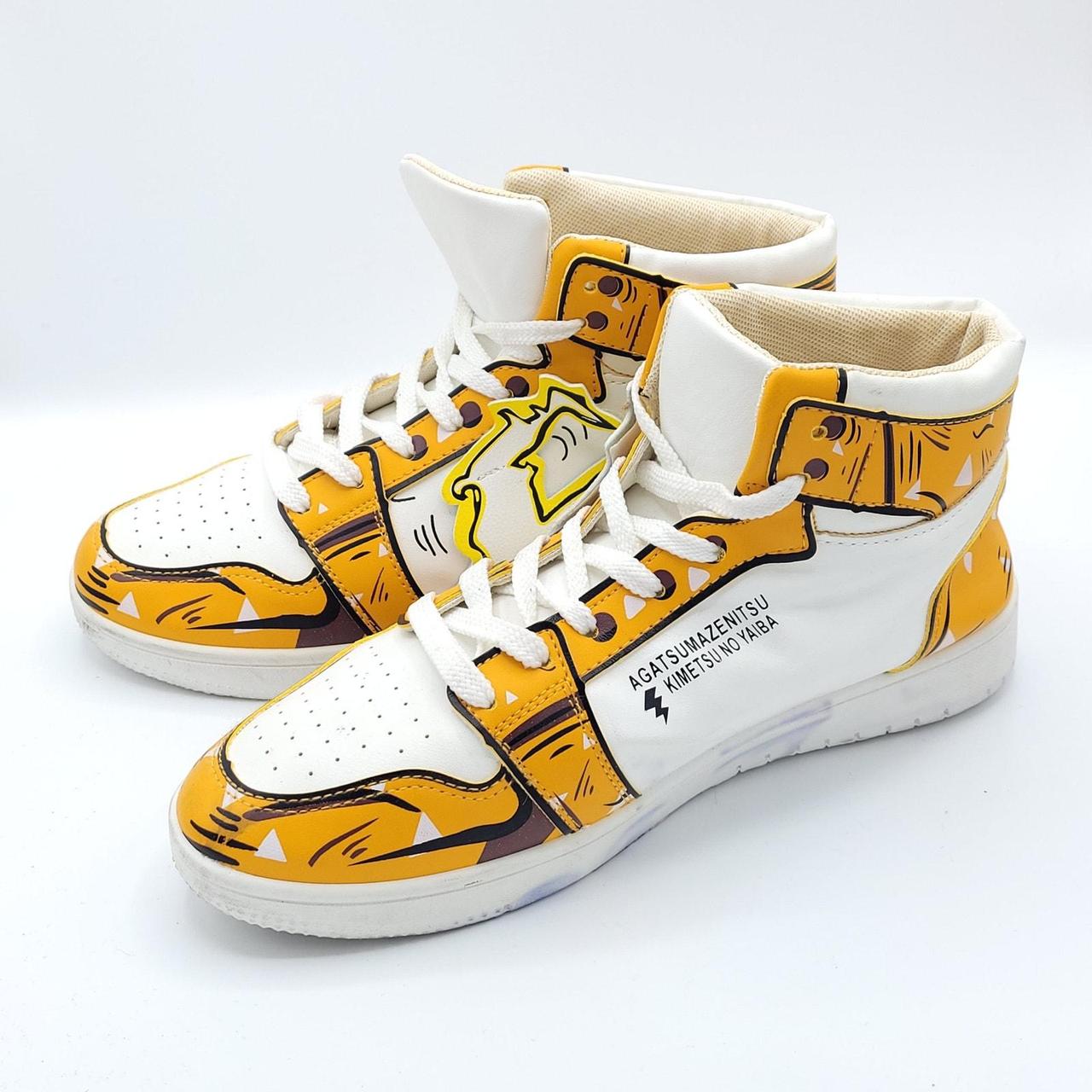 Source Unknown Men's Sneakers - Orange/White - US… - image 4
