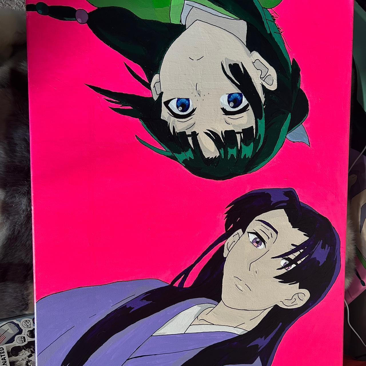 Maki Zen'in Acrylic painting Hand painted painting | Depop