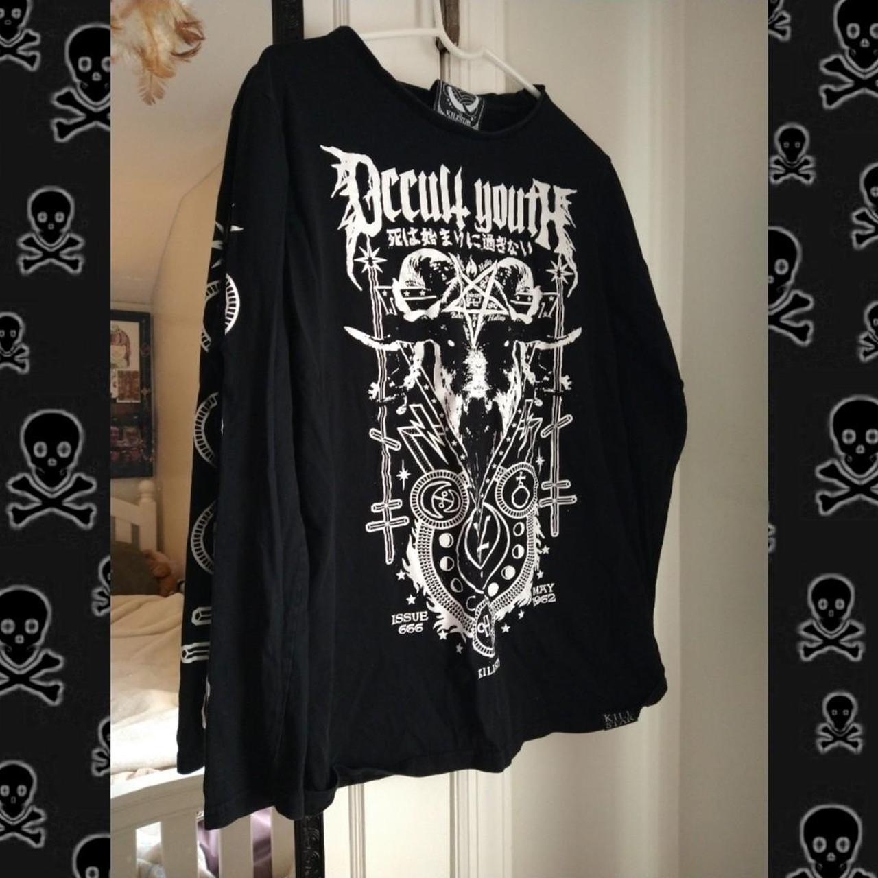 Killstar Long Sleeve Shirt Occult Youth Graphic By Depop 5704