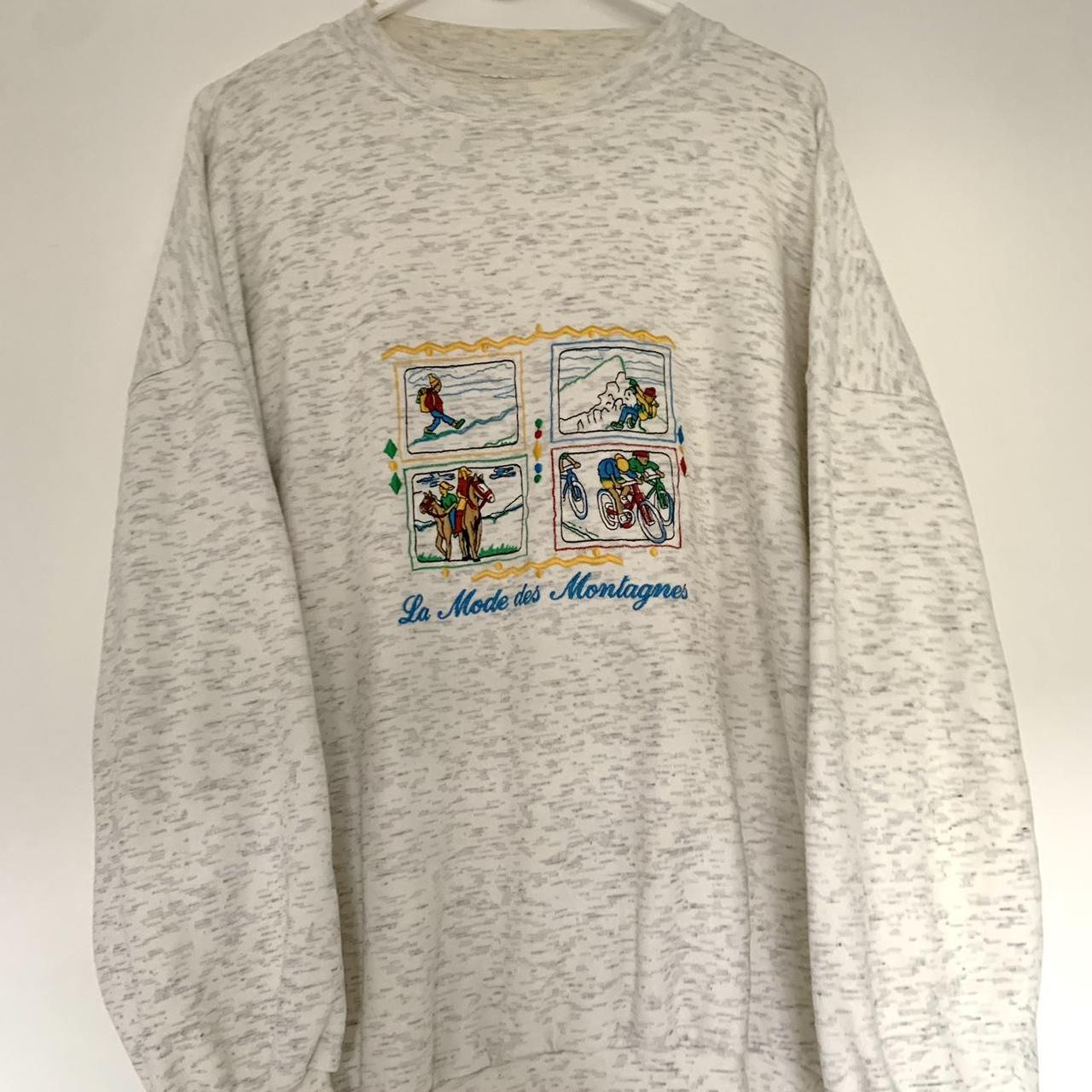 Vintage Graphic Sweatshirt Size: Large Condition: - Depop