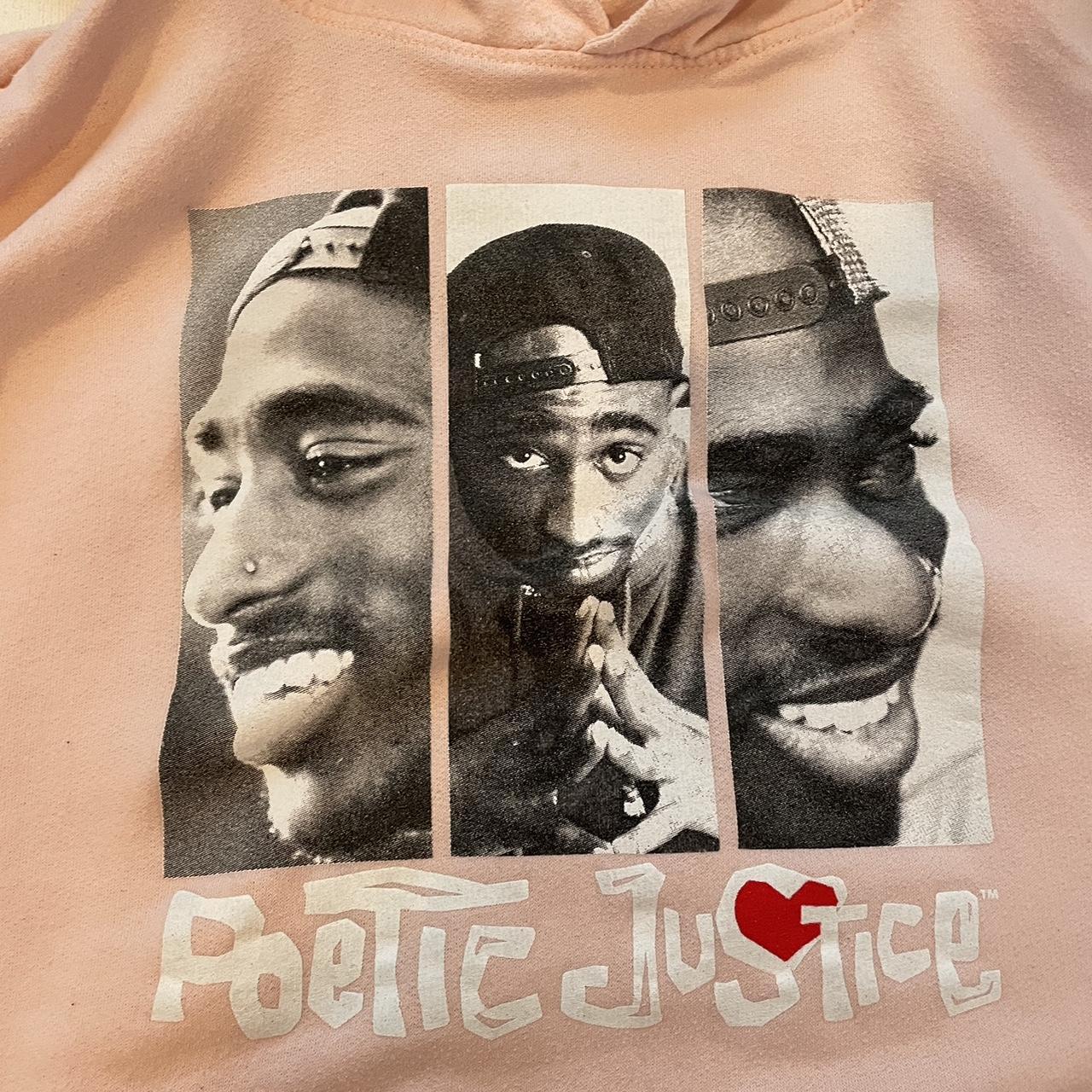 Poetic justice pink hoodie best sale