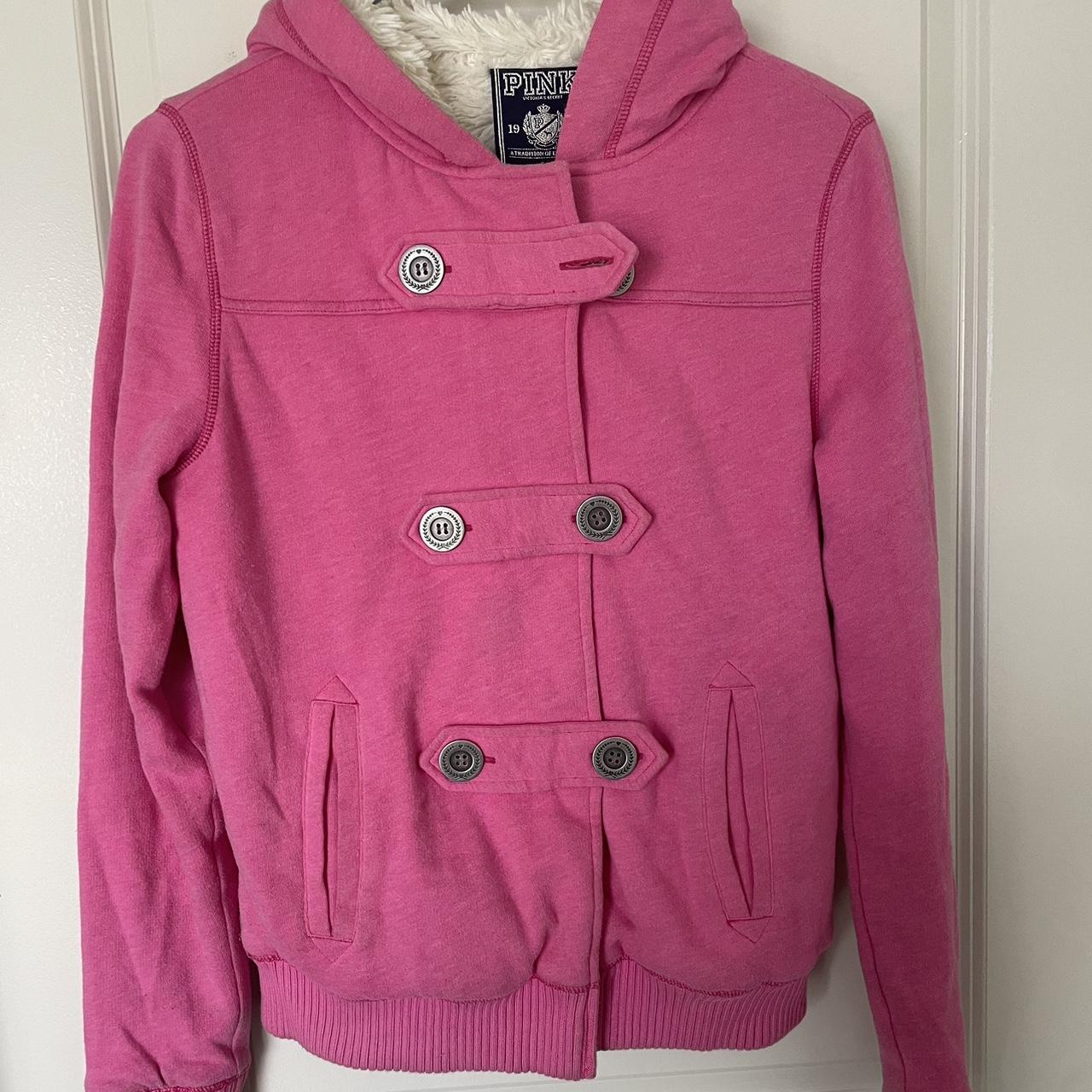 Pink victoria outlet secret winter jacket