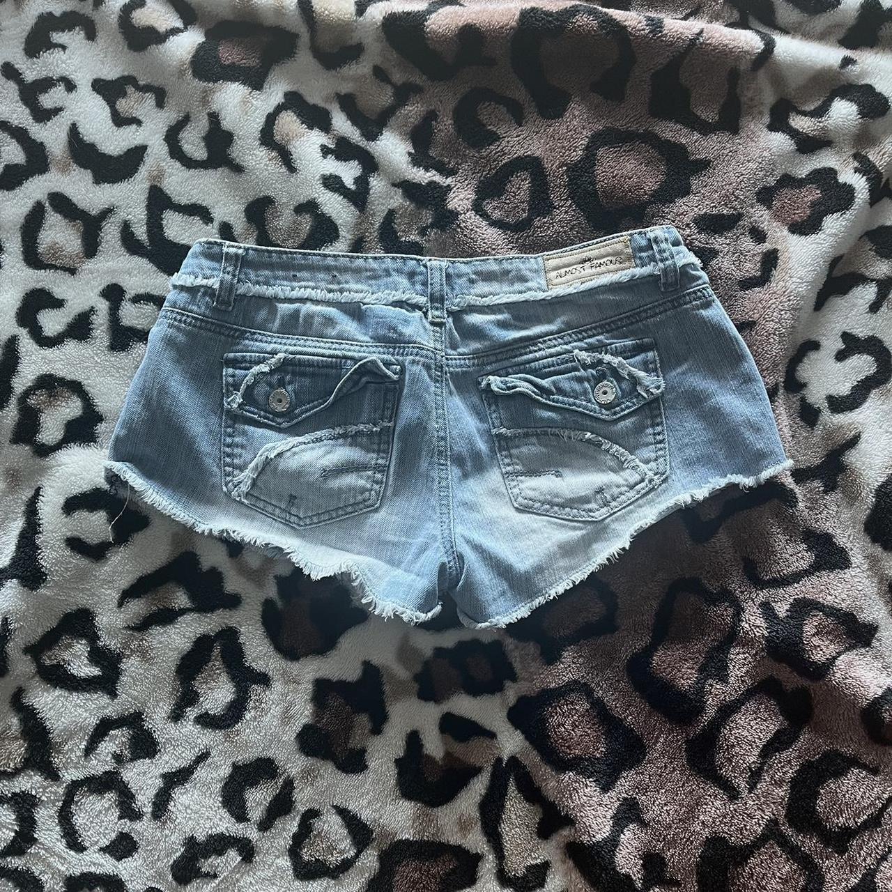 early 2000s y2k grunge denim micro low rise Depop