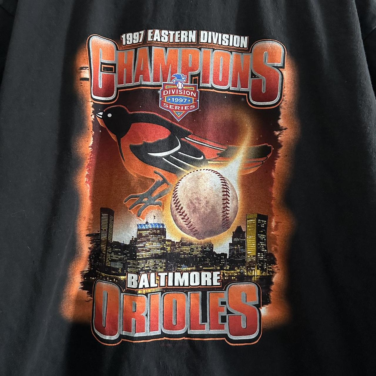 Vintage Baltimore Orioles 1997 Division Champs Starter T-Shirt