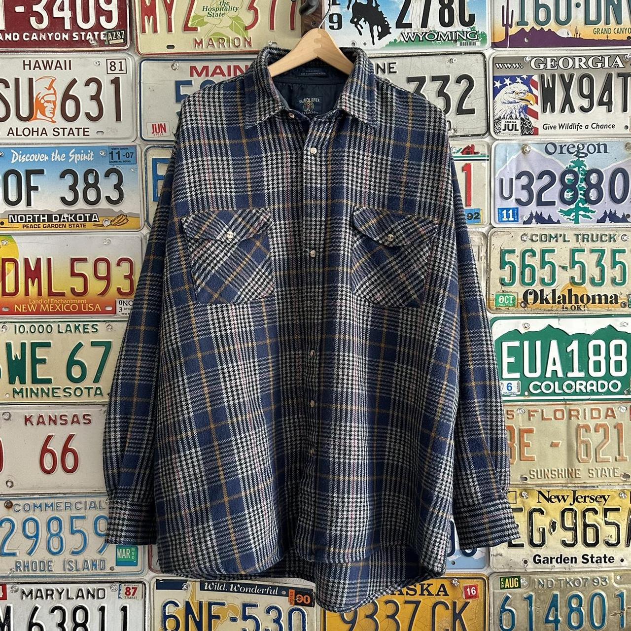 Vintage Salmon River Traders Thermal Grunge... Depop