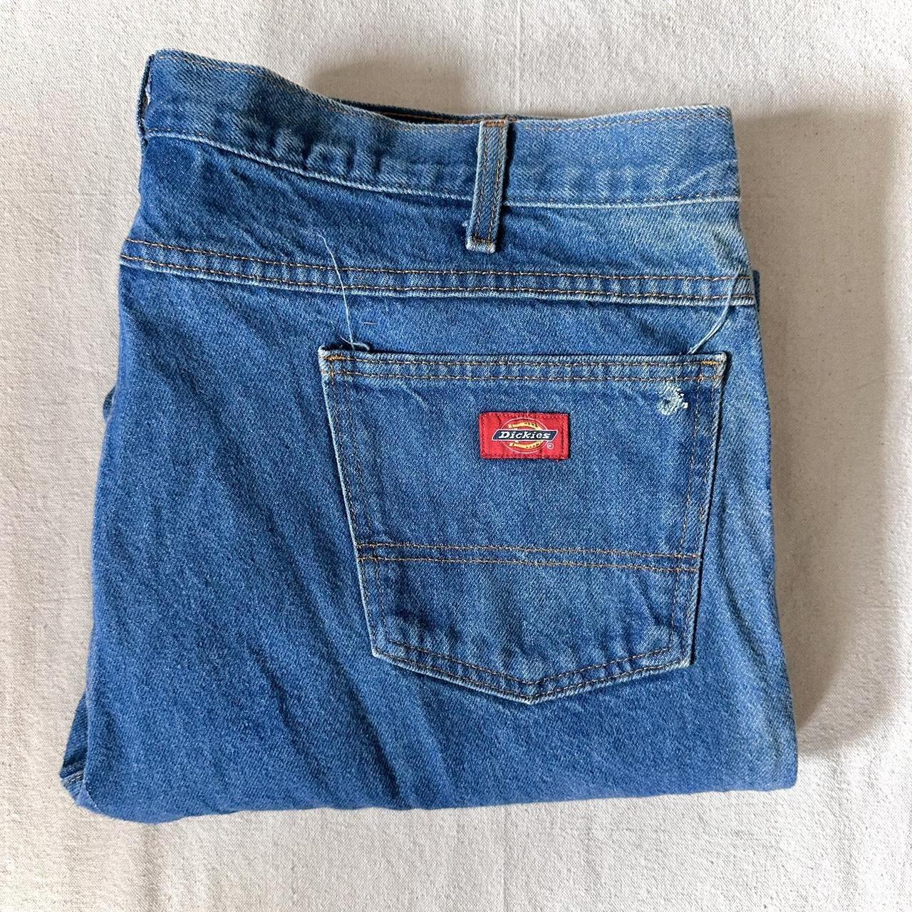 Oversized Baggy Dickie Blue Jeans 📏 Waist: 42” Leg... - Depop