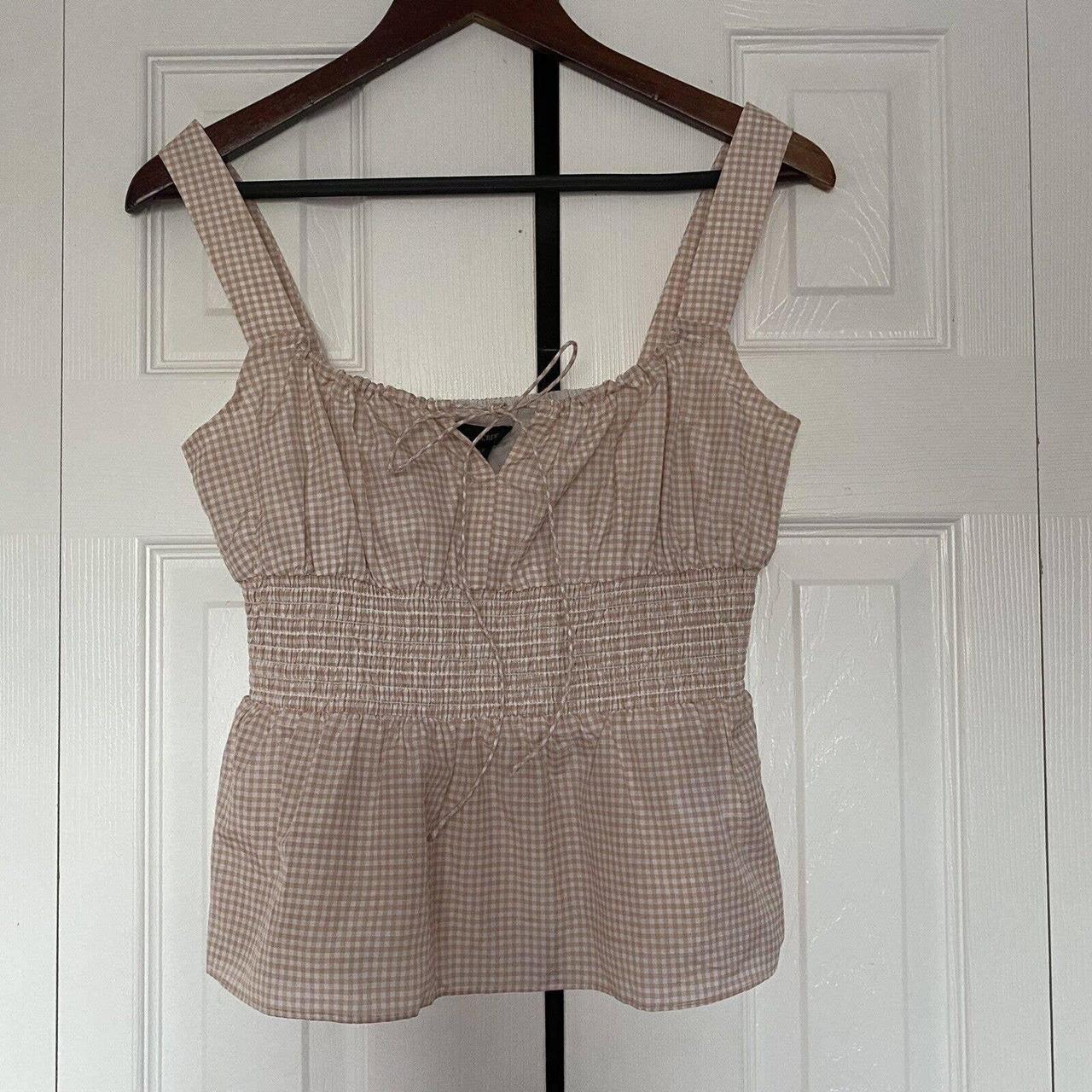 J.Crew Women's White Blouse Depop