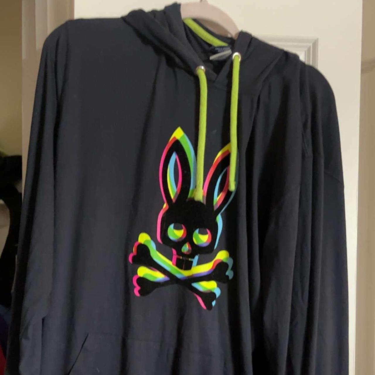 Psycho Bunny Men's Black Sweatshirt | Depop