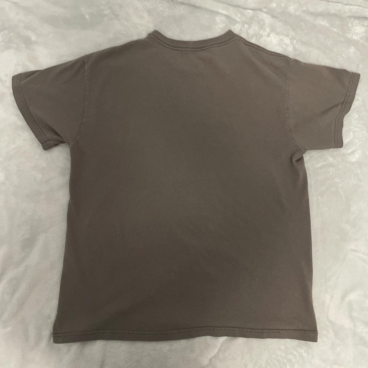 Carbon Men's Grey and Brown T-shirt (3)