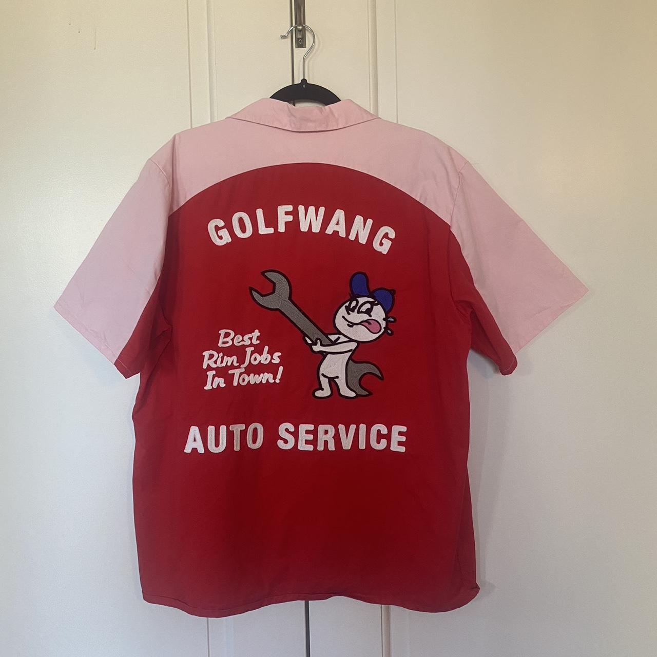Golf Wang auto service rim job bowling shirt. Xl.... Depop