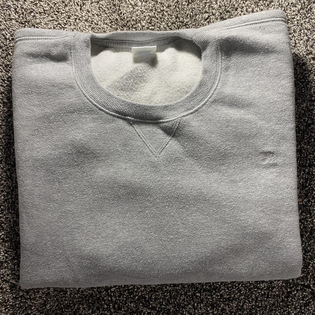 Vintage grey Russell Crewneck Great condition, No... - Depop