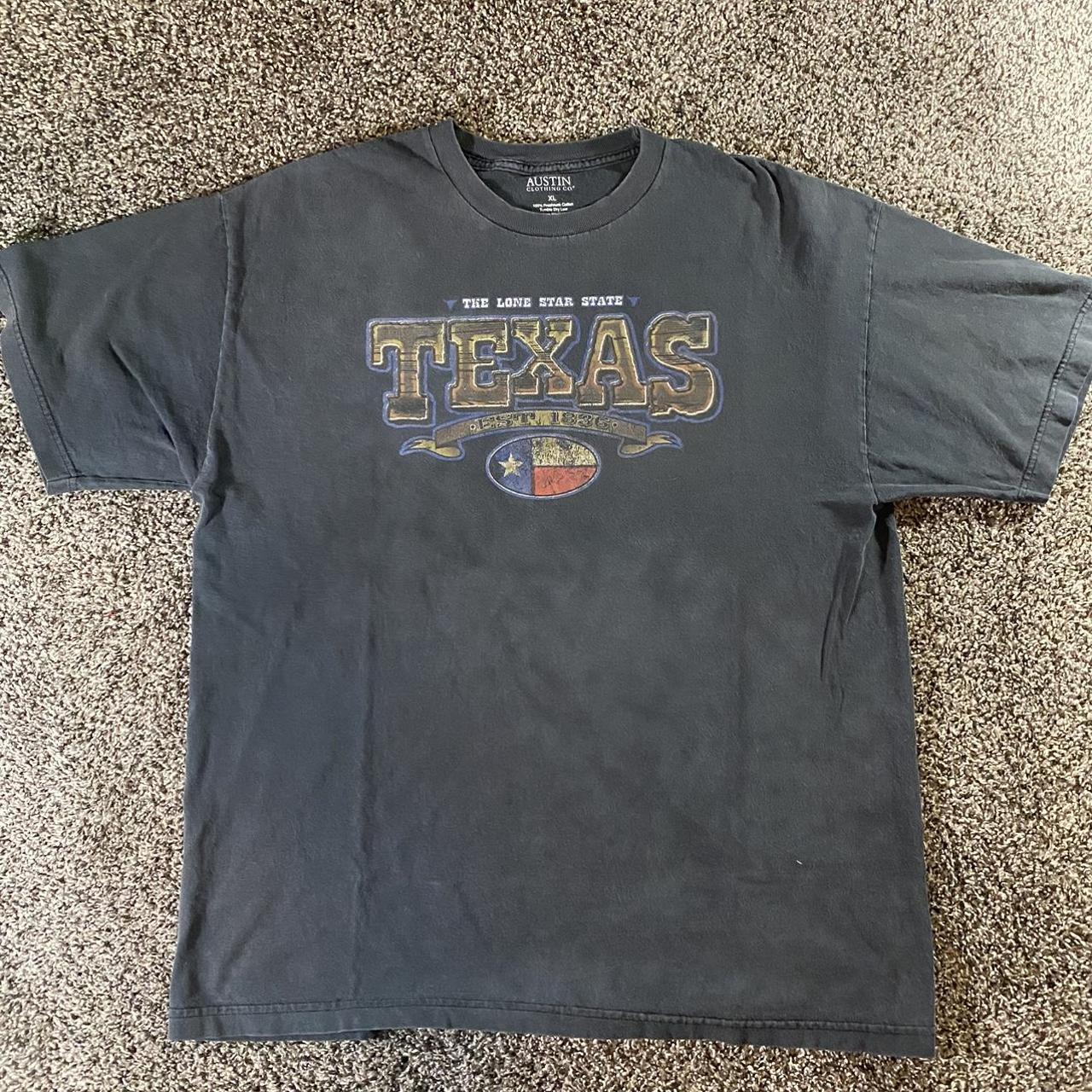 Vintage Look “Texas” Faded wash graphic T Great... - Depop