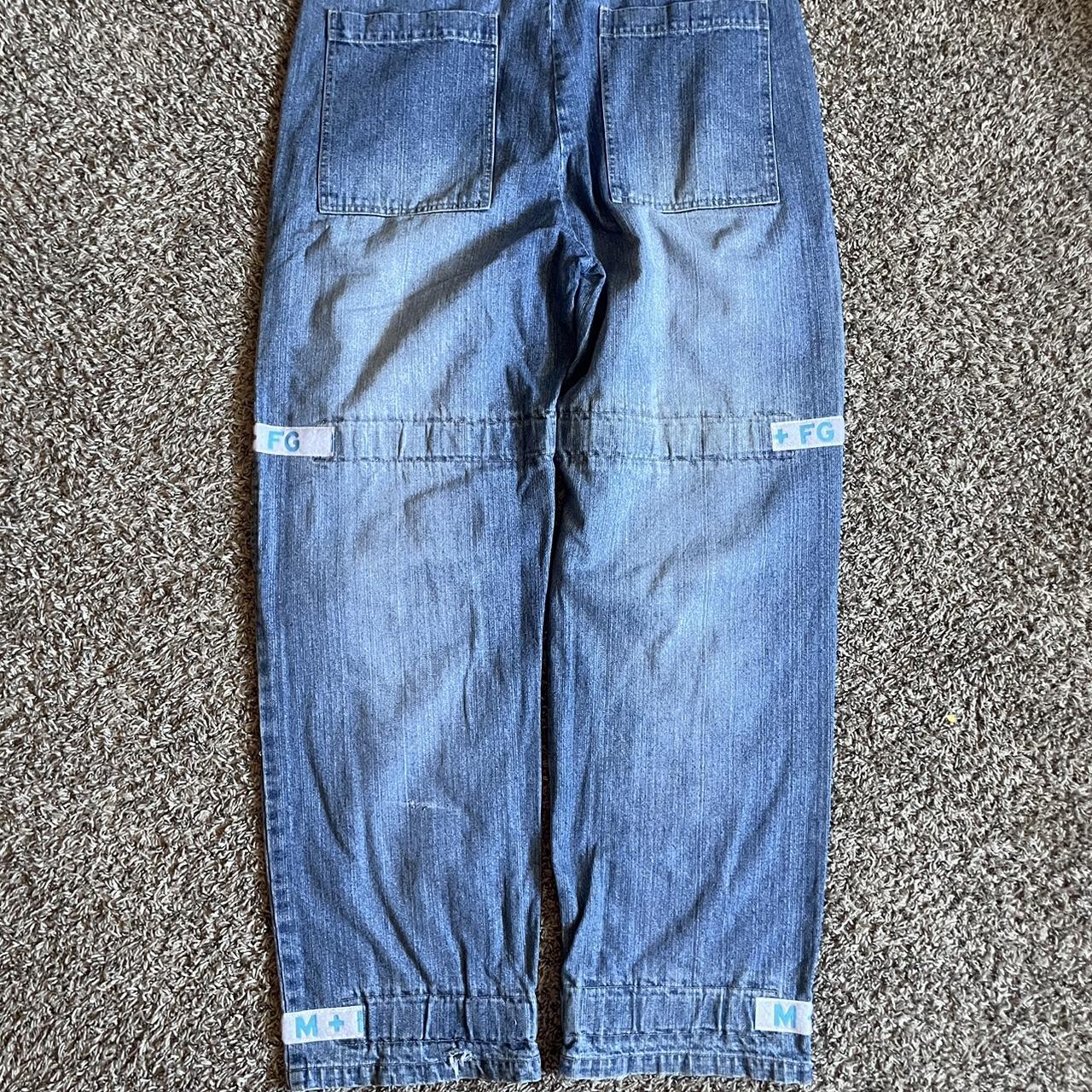 MFG girbaud jeans sz 38 adjustable leg opening w... - Depop