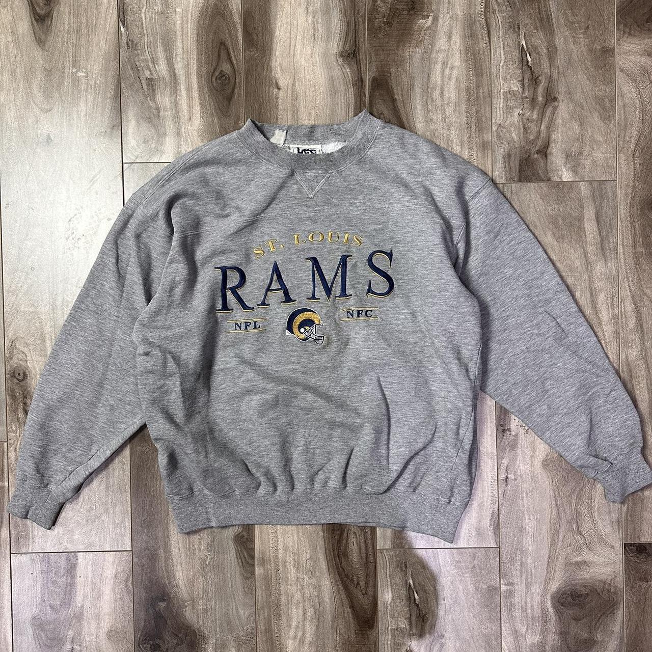 Vintage Russell Athletic St Louis Rams Crew Neck Sweatshirt (Size