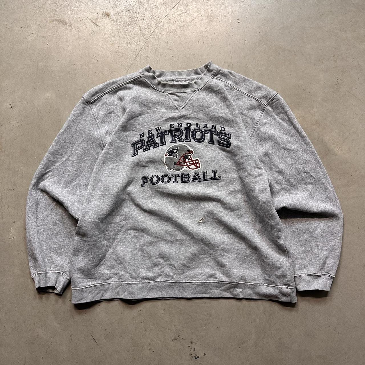 Vintage New England Patriots Hoodie, NFL Graphic Sweatshirt