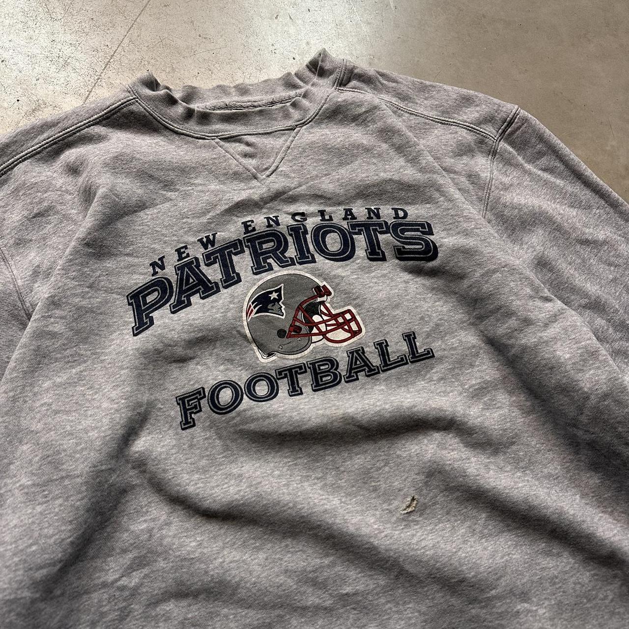 Vintage New England Patriots sweatshirt Tag size - - Depop