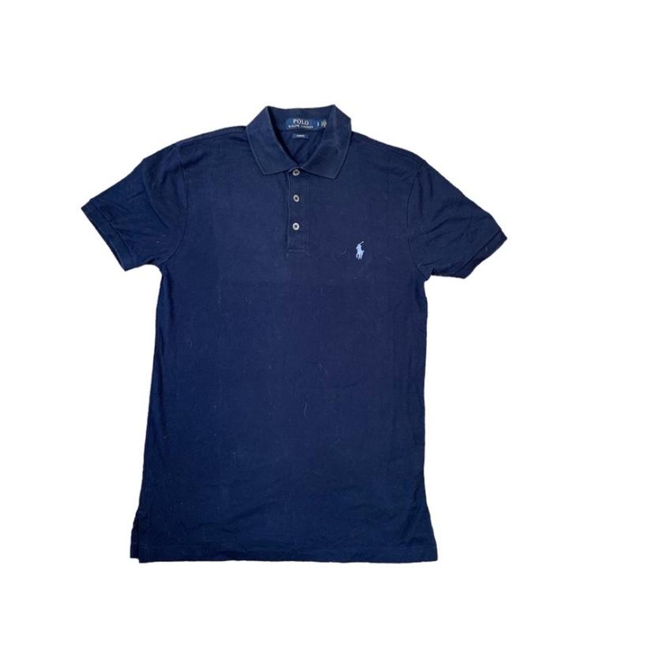 Navy Blue Ralph Lauren Polo Shirt Size S Great... - Depop