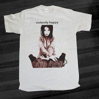 bjork violently happy tee USA Size (all in - Depop