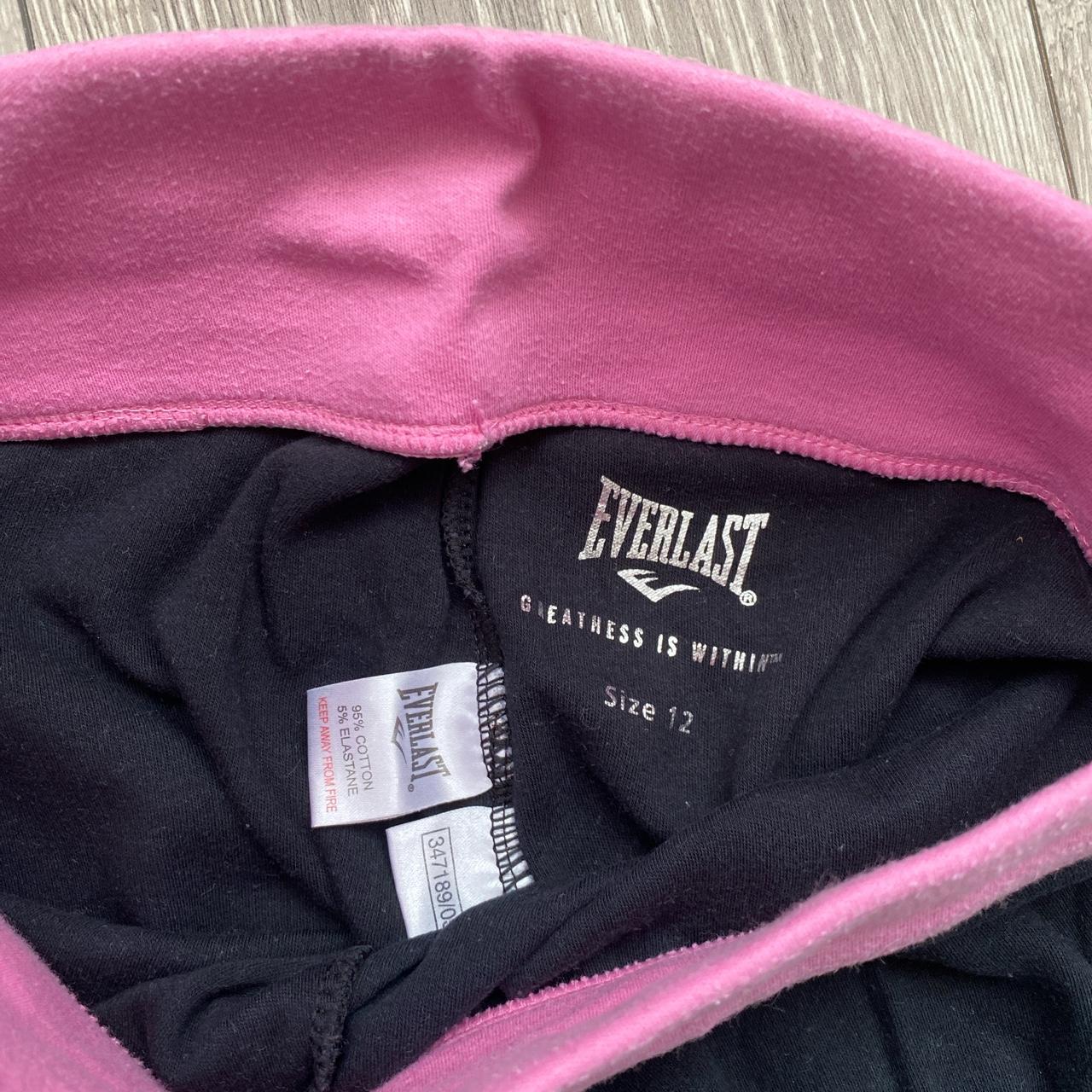 Everlast Women's Black and Pink Joggers-tracksuits | Depop