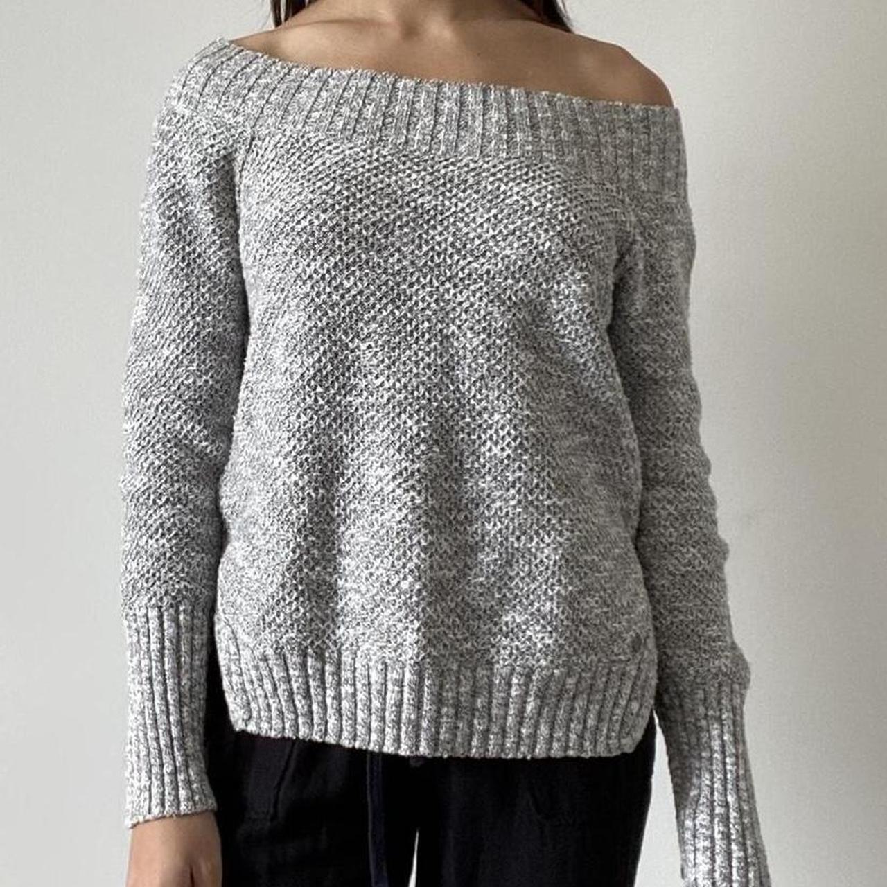 Hollister off the shoulder hot sale sweater