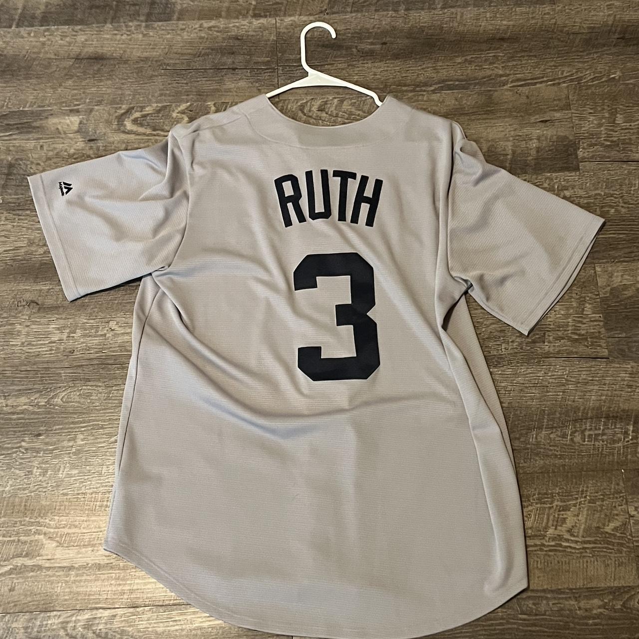 New York Yankees Babe Ruth Men's Jersey Size XL - Depop