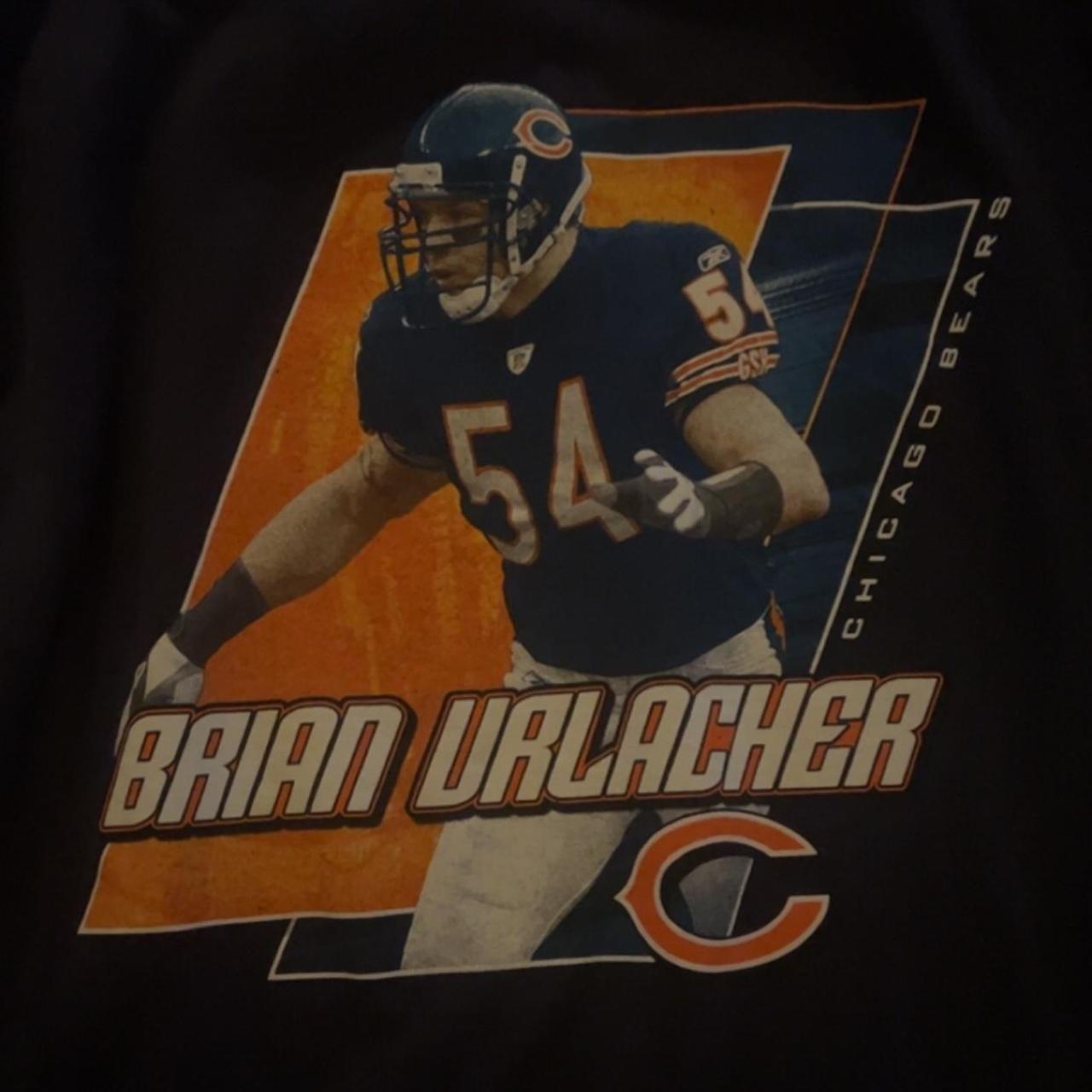 Mens NFL Team Apparel Chicago Bears BRIAN URLACHER Football Jersey Shi –