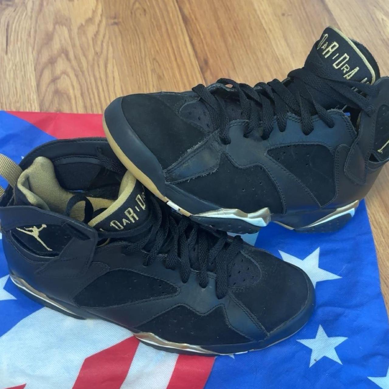 GOLDEN MOMENT PACK JORDAN RETRO 7S New condition... - Depop