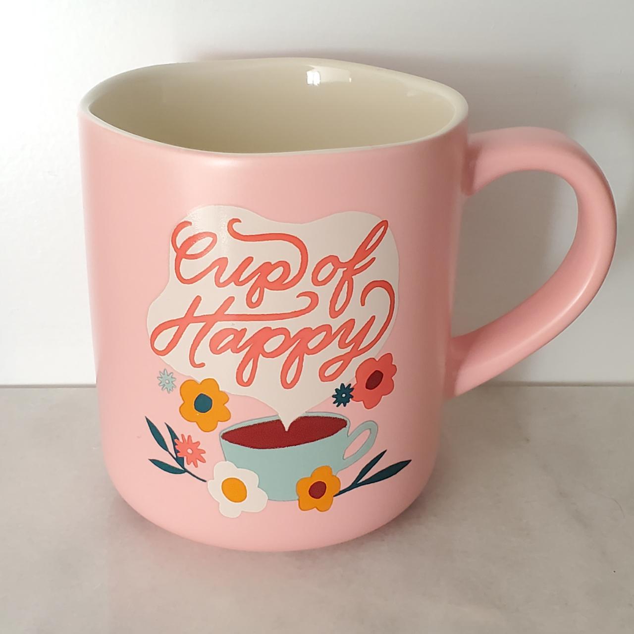 Opalhouse - Stoneware Coffee Cup Mug Pink - Floral -... - Depop