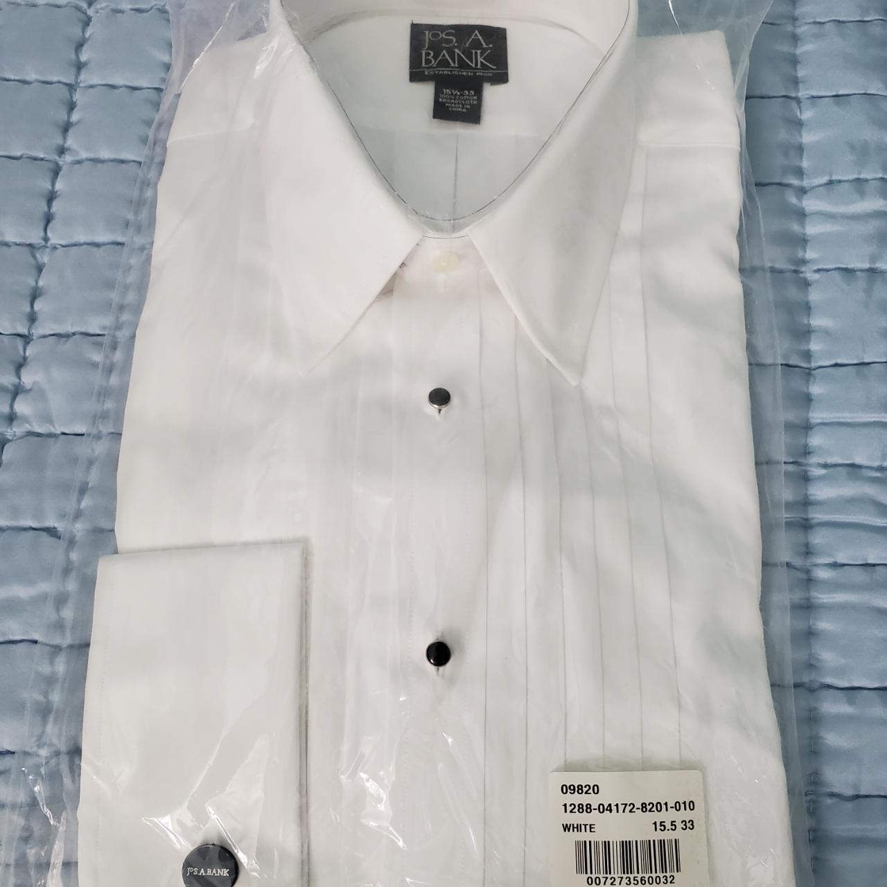 JoS. A. Bank Man's Dress Shirt White Size 15.5 x... - Depop