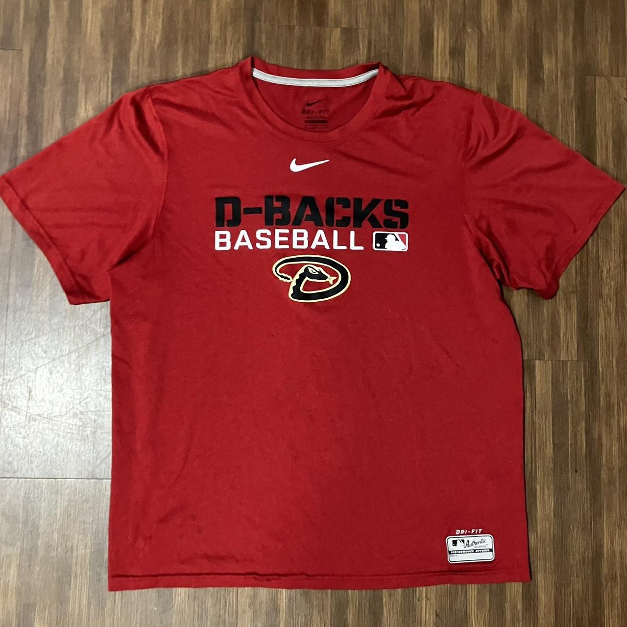 Nike Men's Arizona Diamondbacks Red Authentic Collection Dri-FIT