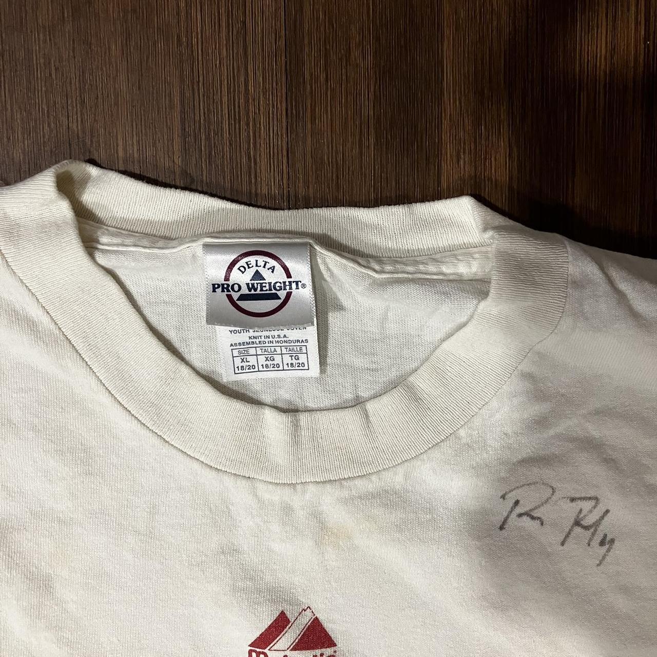 Arizona Diamondbacks DBacks Youth T-Shirt. Size M Autographed By Baxter