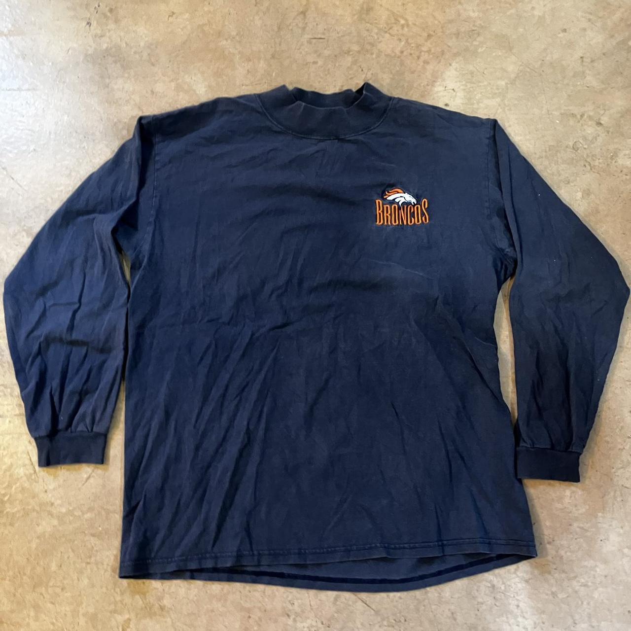 NFL Denver Broncos long sleeve shirt. Size Men's L.