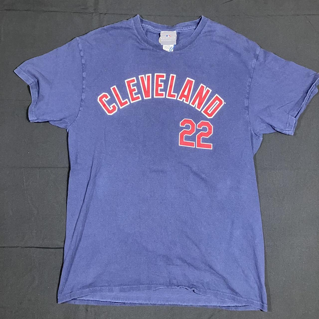 Majestic MLB Cleveland Indians Baseball Jersey - - Depop