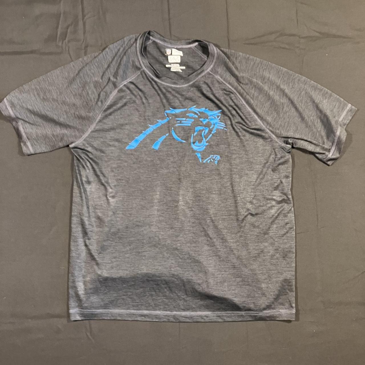 Carolina Panthers Shirt Mens Extra Large Gray Blue - Depop